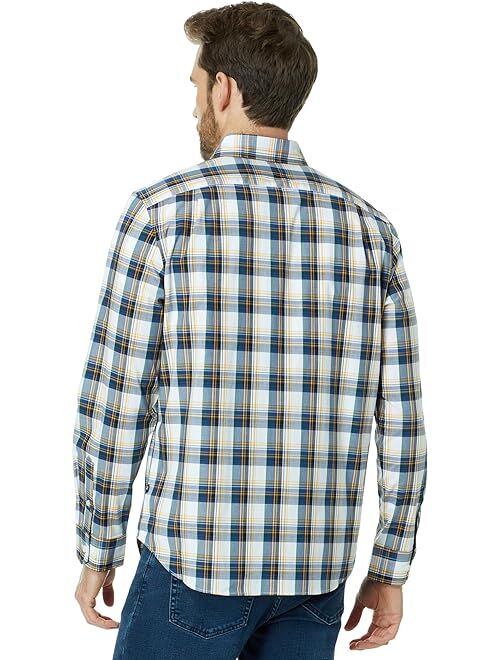 Nautica Wrinkle-Resistant Plaid Wear To Work Shirt