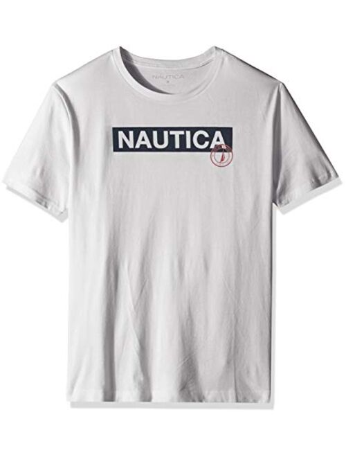 Nautica Men's Short Sleeve 100% Cotton Nautical Series Graphic Tee