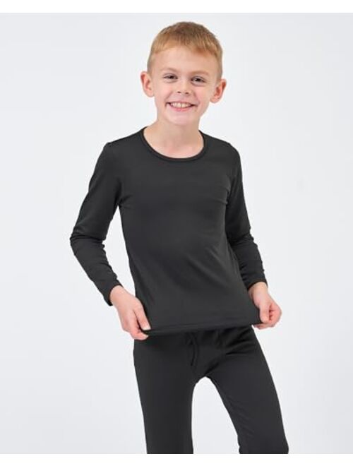 songcode Boys Thermal Underwear for Kids Long Johns for Boys Thermal Set Top And Bottom for Cold Winter