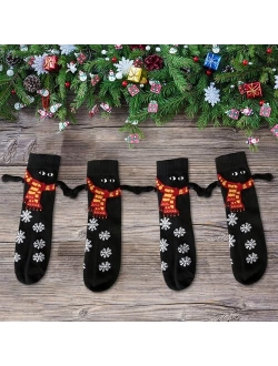 Budding Gallery Hand Holding Socks Adult Magnetic Socks hand in Hand Christmas Socks that Hold Hands Friend Buddy Friendship Gifts