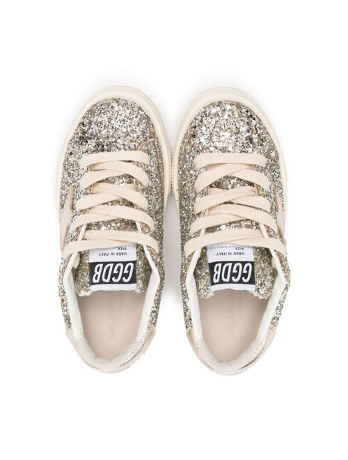 Golden Goose Kids Super Star glitter-detail sneakers