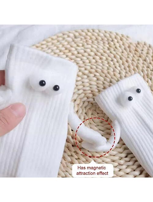 Smilelife Magnetic Holding Hands Socks Funny Socks Gifts For Boyfriend, Couple, Best Friends