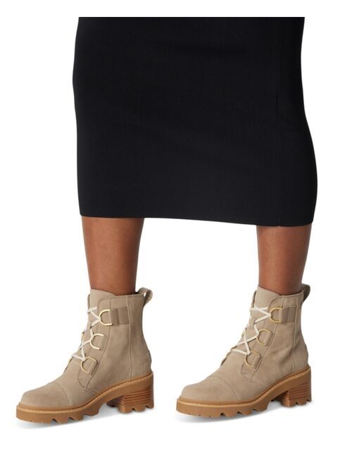 SOREL Women's Joan Now Lace-Up Combat Boots
