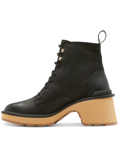 SOREL Women's Hi-Line Lace-Up Lug Combat Boots