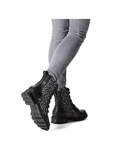 Sorel Women's Lennox Lace Cozy Rain Boot Waterproof Suede Boots