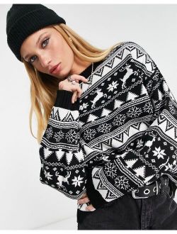 Christmas sweater in fairisle pattern