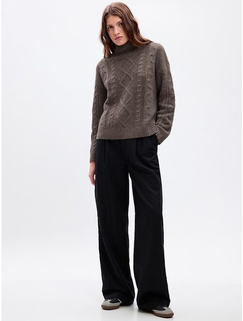 Gap Cable-Knit Turtleneck Sweater