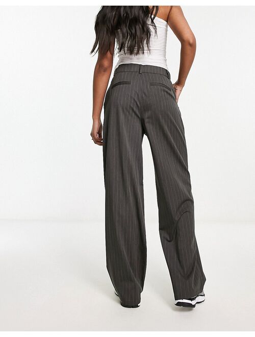 COTTON ON Cotton:On relaxed suit pants in charcoal