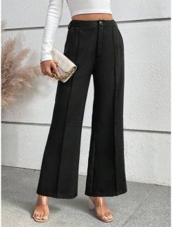 SHEIN Frenchy High Waisted Flared Suit Pants