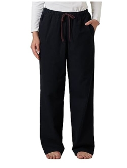 Women's Pajama Pants, Comfy Lounge Sleep PJ Pants with Drawstring and Pockets L74 Flannel / L109 Fleece