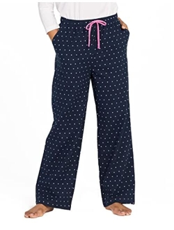 Women's Pajama Pants, Comfy Lounge Sleep PJ Pants with Drawstring and Pockets L74 Flannel / L109 Fleece