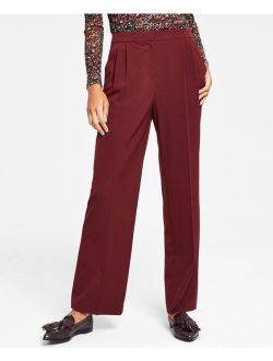 Women's Bi-Stretch Wide-Leg Pants, Created for Macy's
