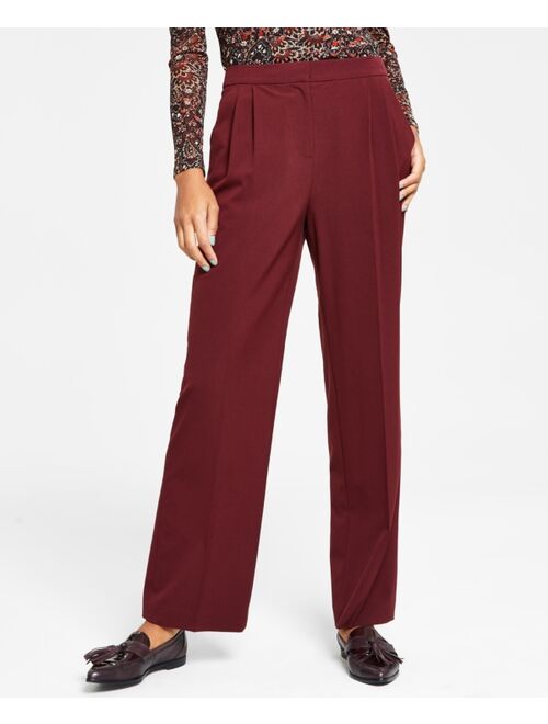 Bar III Women's Bi-Stretch Wide-Leg Pants, Created for Macy's