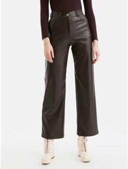NOCTURNE Women's High-Waisted Wide-Leg Pants