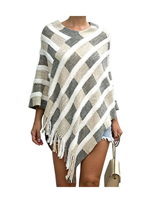 Davlina Chic Cardigan Poncho | Super Soft and Comfortable Lightweight Poncho | Cute and Stylish Shawl for Her