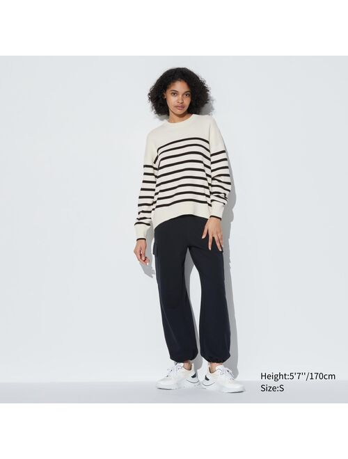 Uniqlo Smooth Cotton Relaxed Crew Neck Sweater