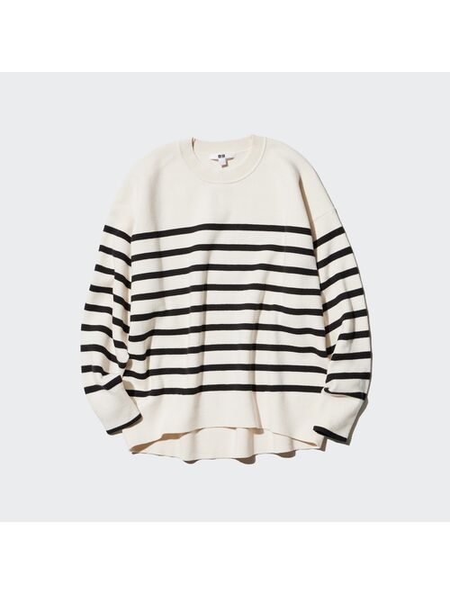 Uniqlo Smooth Cotton Relaxed Crew Neck Sweater