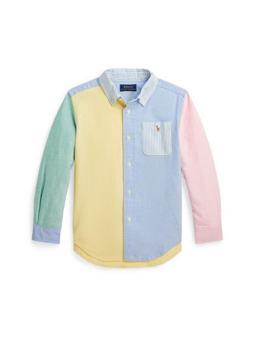 POLO RALPH LAUREN Toddler and Little Boys Cotton Oxford Shirt