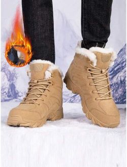 Men's Winter Warm Snow Boots, Jungle Combat Resistant Boots