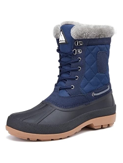 Mens Snow Boots Warm Winter Waterproof Shoes Outdoor Duck Boot