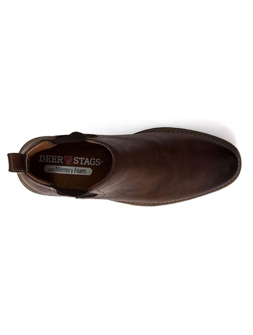 Deer Stags Men's Rockland Memory Foam Chelsea Boot
