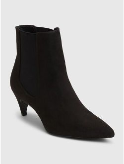 Vegan Suede Pointy Boots
