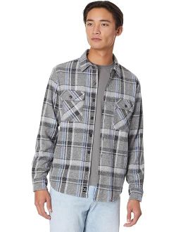 Plaid Brushed Knit Long Sleeve Shirt