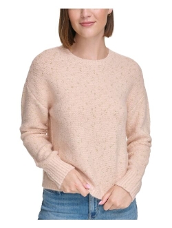 Jeans Women's Crewneck Long-Sleeve Lurex Sweater
