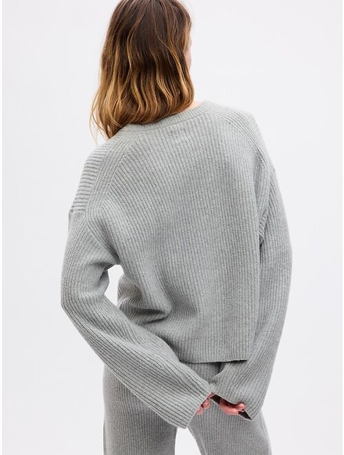 Gap CashSoft Shaker-Stitch Relaxed Sweater