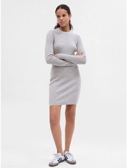 CashSoft Rib Mini Sweater Dress