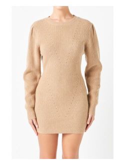 Women's Sweater Mini Dress