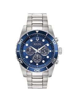 Men's Sport Stainless Steel Chronograph Watch