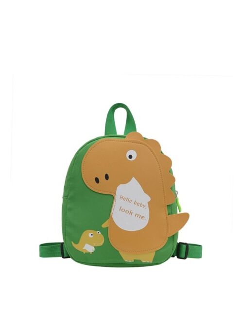 Shein Toddler Backpack For Preschool Boys And Girls 3-5 Years Old, Small Dinosaur Themed Lightweight Cartoon Shoulder Bag