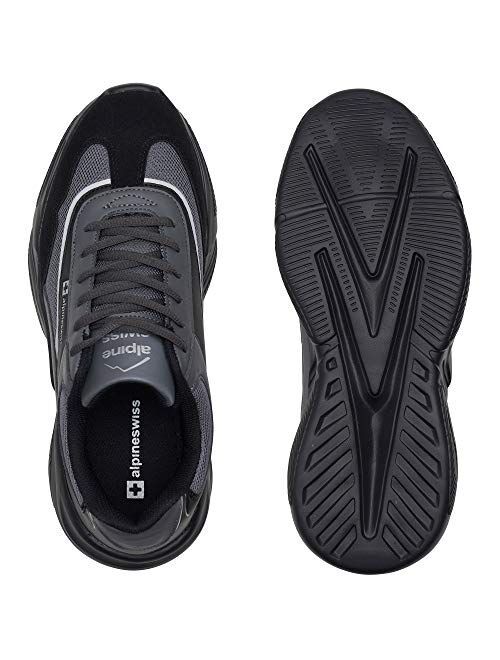 Alpine Swiss Stuart Mens Chunky Fashion Sneakers