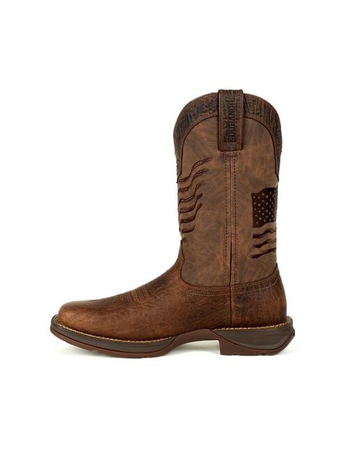 Rebel By Durango Brown Distressed Flag Men's Western Boots