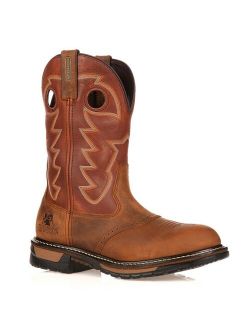 Original Ride Branson Roper Men's 11-in. Waterproof Western Work Boots