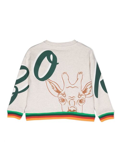 Kenzo Kids jungle-print sweatshirt