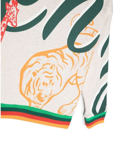 Kenzo Kids jungle-print sweatshirt