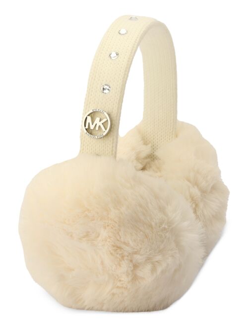MICHAEL MICHAEL KORS Women's Embellished Faux-Fur Earmuffs