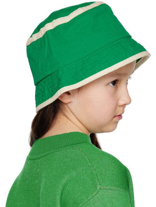 THE ANIMALS OBSERVATORY Kids Green Starfish Bucket Hat
