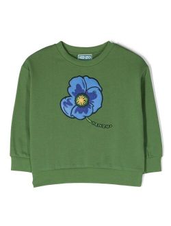 Kids floral-print sweatshirt