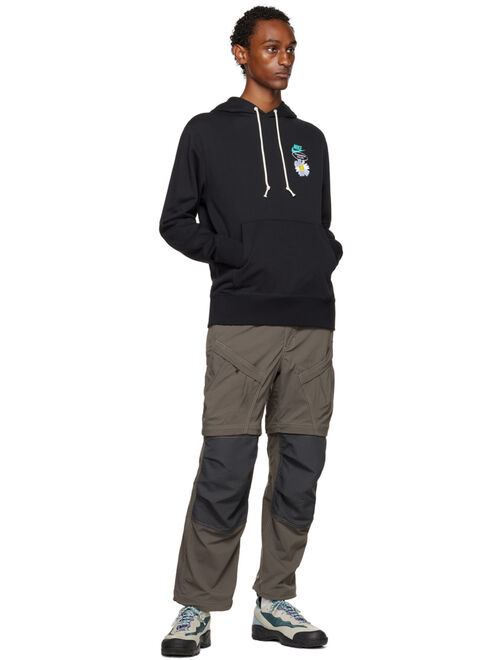 NIKE Black Graphic Patch Hoodie