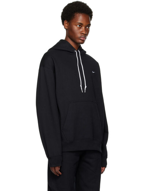 NIKE Black Embroidered Hoodie
