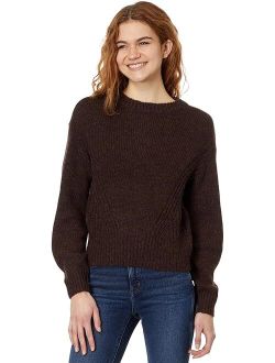 Directional-Knit Wedge Sweater