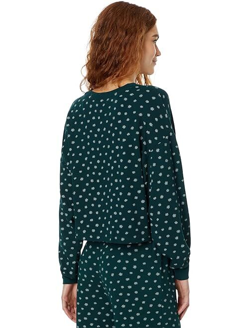 Madewell Waffle-Knit Pajama Set in Ditsy Floral