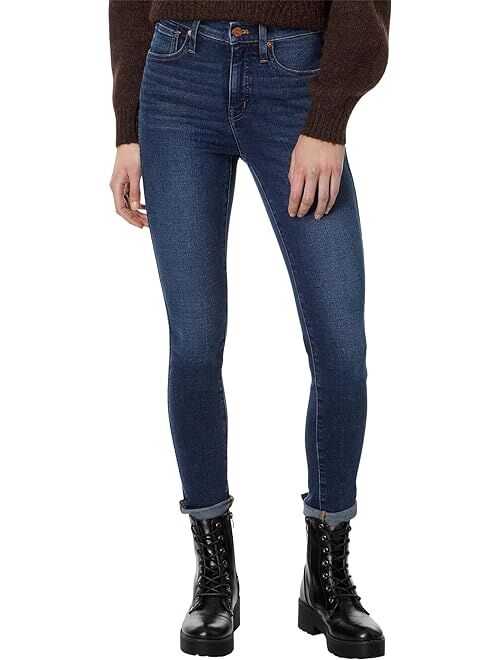 Madewell 10" High-Rise Skinny Jeans in Kingston Wash