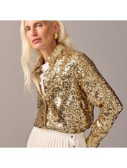 Collection classic-fit sequin shirt
