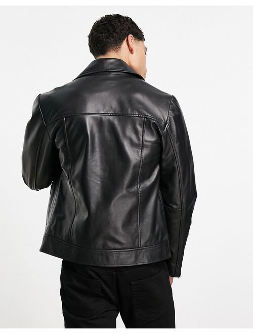 Bolongaro Trevor Branson biker leather jacket