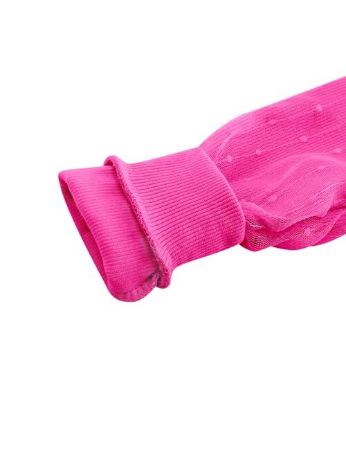 BFUSTYLE Baby Girls Tulle Dress Toddler Kids Long Sleeve Knit Dresses 1-5 Years