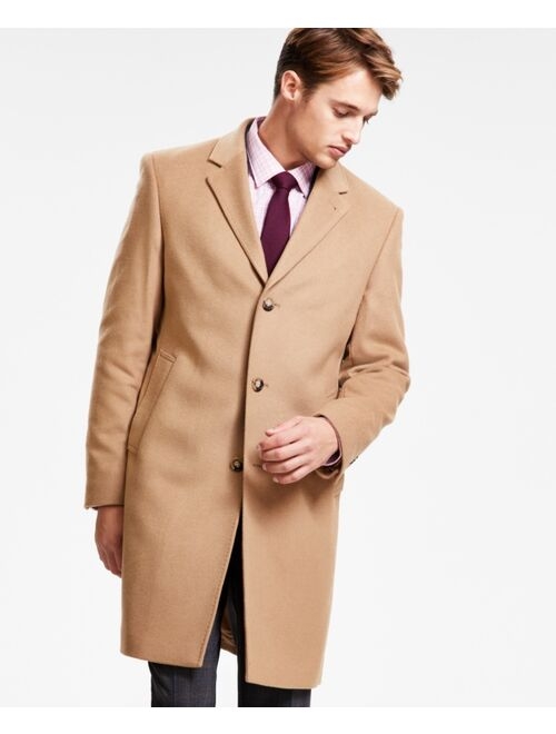 MICHAEL KORS Men's Classic Fit Luxury Wool Cashmere Blend Overcoats